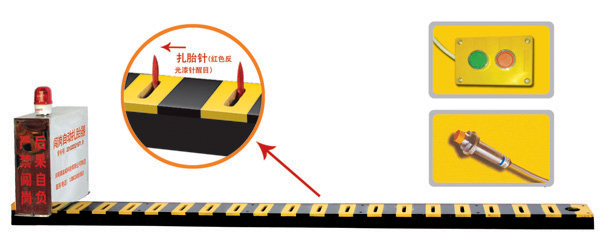 吴川市V3嵌入式闯岗自动扎胎器/阻车器